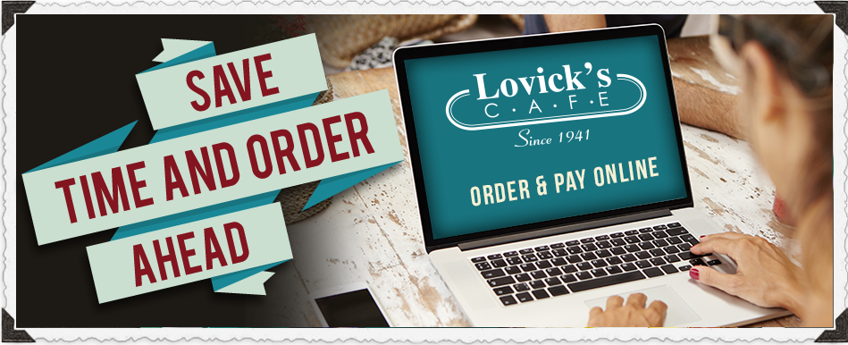 Order online and save time
